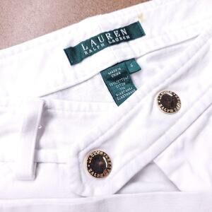 Lauren Ralph Lauren Skirt Women 8 White A-Line Pencil Preppy Minimalist Casual